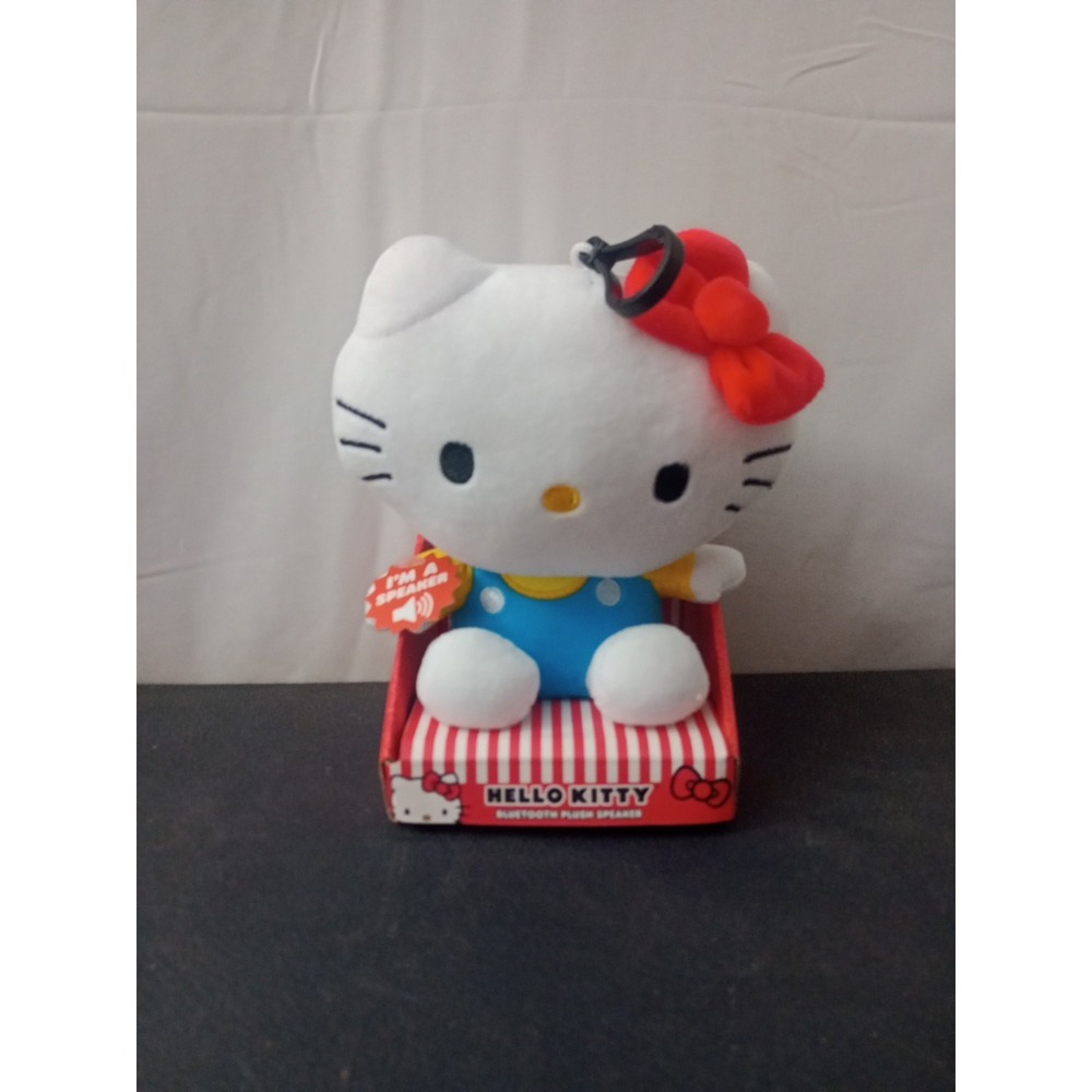 Hello Kitty 6" Plush Bluetooth Speaker with Clip Bitty Boomers